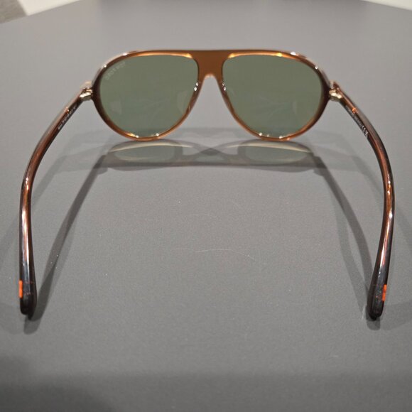 Tom Ford Marcus Aviator Sunglasses - TF1023 48N 60-13 140-1 - Brown - Picture 9 of 16